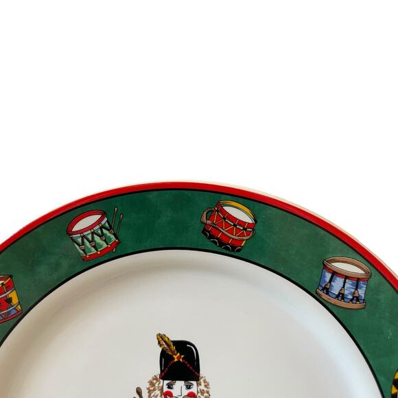 4 VTG Holiday Spirit Nutcracker Salad Plates Intl Tableworks Bob Timberlake - Picture 9 of 15